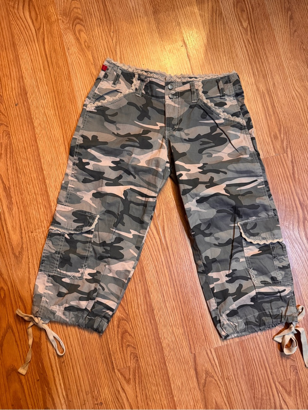 Camo Cargo Capris